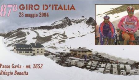 87e giro affiche van de passo gavia 2004