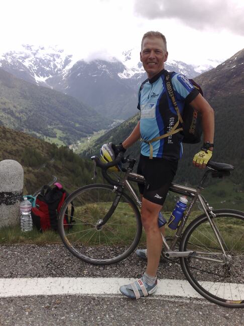 Gavia uitzicht 6km voor top